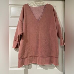 Intimately Free People Oversized Sweatshirt Womens Lounge Relaxed Top size small
